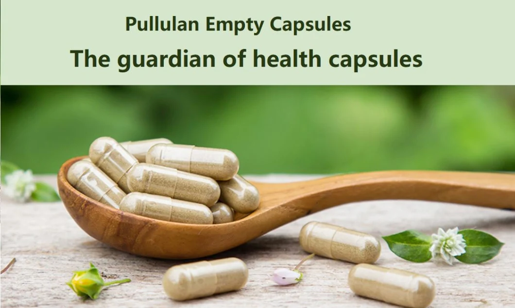 Natural Pullulan Empty Pharmaceutial Capsule with Hala Certificated Size 00-4# for Vegan