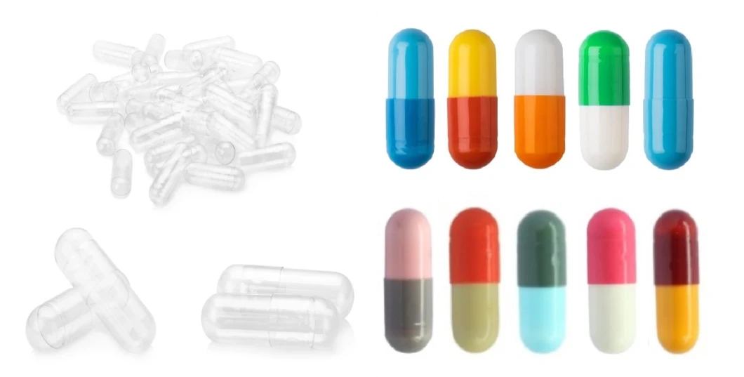 Hala Certificate Pullulan Empty Capsule with Various Colors and Different Sizes for Health Care
