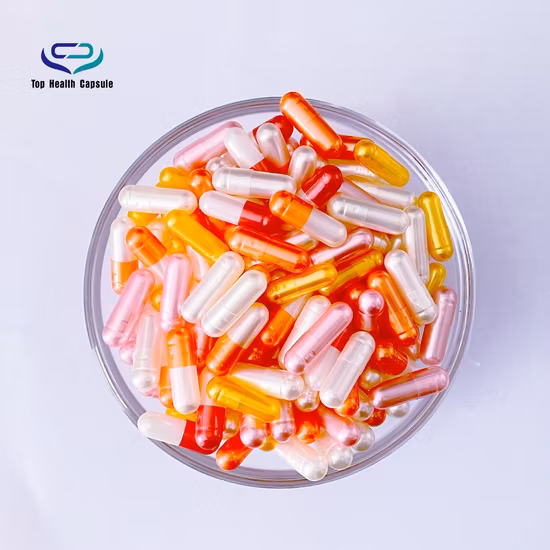 Hala Certificate Pullulan Empty Capsule with Various Colors and Different Sizes for Health Care