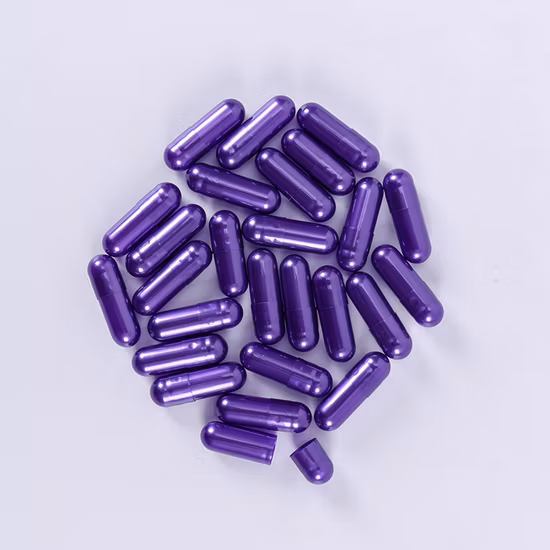 Natural Pullulan Empty Pharmaceutial Capsule with Hala Certificated Size 00-4# for Vegan